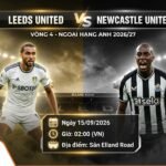 Nhận định đội hình và soi kèo Leeds vs Newcastle vòng 4 Ngoại hạng Anh 2026