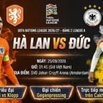 Nhận định bóng đá Hà Lan vs Đức UEFA Nations League ngày 25/09 tại CakhiaTV
